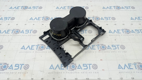 VW Atlas 18 Center Console Cup Holders - Black, Backlit, Scratched