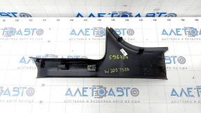 Door sill trim rear right inner Mercedes C-class W205 15-21 black, scratches, broken fasteners