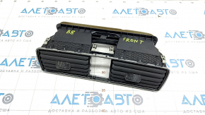 Front panel air duct deflector central VW Passat b8 16-19 USA black, under the clock, broken mount