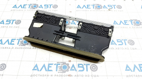 Front panel air duct deflector central VW Passat b8 16-19 USA black, under the clock, broken mount