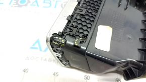 Front panel air duct deflector central VW Passat b8 16-19 USA black, under the clock, broken mount