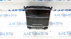 Box pocket center console with cup holders Mercedes C-class W205 15-18 dark wood, scratches