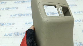 Rear center console trim Suzuki Kizashi 10-15 beige, scratches