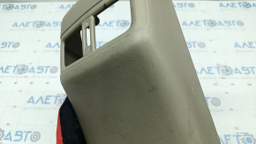 Rear center console trim Suzuki Kizashi 10-15 beige, scratches