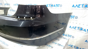 Bare rear bumper VW Passat b8 16-19 USA with moldings, black