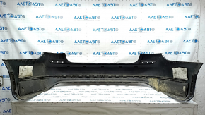 Bare rear bumper VW Passat b8 16-19 USA with moldings, black