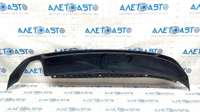 VW Passat b8 16-19 USA R-Line rear bumper lip, gloss black