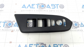 Front left window lifter control trim Honda CRV 17-22 black, scratches