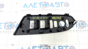 Front left window lifter control trim Honda CRV 17-22 black, scratches