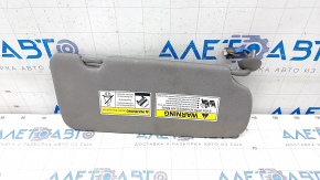 Left visor Honda CRV 17-19 gray, with backlight, without hook, for cleaning