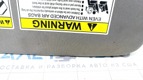 Left visor Honda CRV 17-19 gray, with backlight, without hook, for cleaning