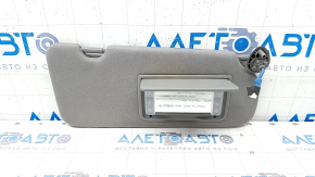 Right visor Honda CRV 17-19 gray, with backlight, without hook, for cleaning