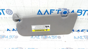 Right visor Honda CRV 17-19 gray, with backlight, without hook, for cleaning