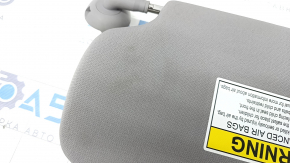 Right visor Honda CRV 17-19 gray, with backlight, without hook, for cleaning