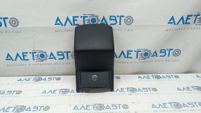 Rear center console trim Ford Fusion mk5 17-20 black, without air ducts, scratches