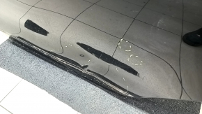 Door bare rear left VW Passat b8 16-19 USA black LC9X, dented, bumps