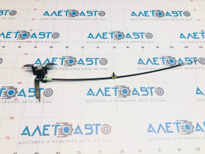Subaru XV Crosstrek 18-23 hood release lever under the hood, with cable