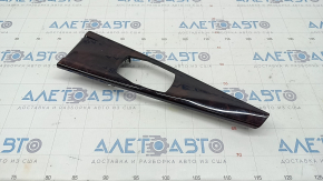 Center console trim for multimedia joystick BMW 3 F30 12-18 wood grain, type 1, scratches