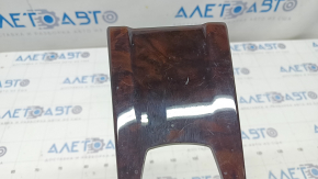 Center console trim for multimedia joystick BMW 3 F30 12-18 wood grain, type 1, scratches
