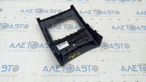 Rear center console trim BMW 3 F30 12-18 black, for deflector and cigarette lighter