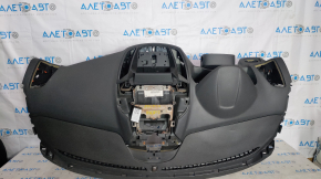 Torpedo front panel without AIRBAG Ford Escape MK3 17-19 rest, for a large monitor, black