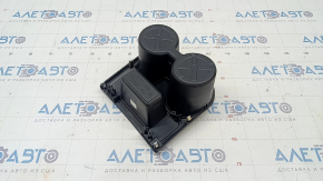 Central cup holder Nissan Rogue 14-17 black, without heated seats