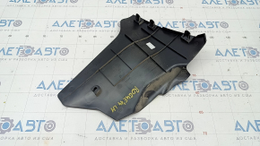 Center console trim side left Nissan Rogue 14-20 front, black
