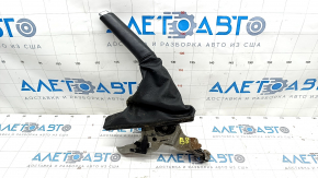 Parking brake lever VW Passat b8 16-19 USA leather, scratches, needs cleaning