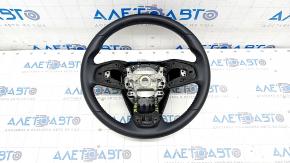 Naked steering wheel Honda CRV 17-19 leather black, scratch