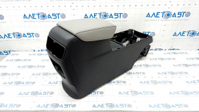 Console center armrest and cup holders Honda CRV 17-19 black with gray, scratch