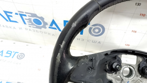 Naked steering wheel VW Passat b8 16-19 USA leather, tears, for re-upholstery