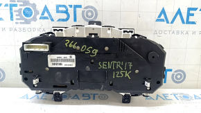 Instrument cluster Nissan Sentra 16-19 rest S 125k, scratches on glass