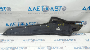 Center console trim side left Acura TLX 15- lower, black cloth