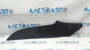 Center console trim side right Acura TLX 15- lower, black cloth