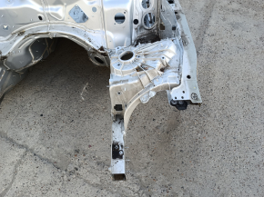 Front left quarter Mercedes C-class W205 15-21 on the body, silver