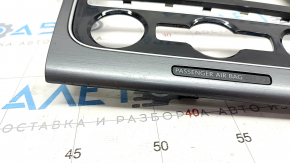 Dashboard trim central VW Passat b8 16-19 USA graphite, scratches