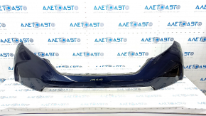 Front bumper bare Honda CRV 17-19 blue B-588P, scratches