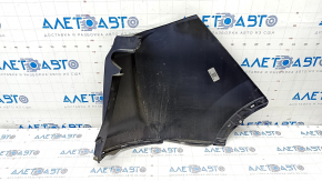 Rear bumper bare left Honda CRV 17-22 blue B-588P, scratches