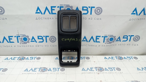 Center console trim rear Jeep Compass 17-21 black, without deflector, scratches