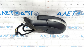 Side mirror left VW Passat b8 16-19 USA 10+2 pins, turn signal, BSM, heated, black, broken lining mount, sand