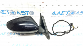 Side mirror right VW Passat b8 16-19 USA 10+2 pins, turn signal, BSM, heated, black, sand