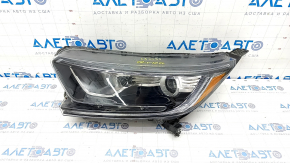 Headlight front left bare Honda CRV 17-22 halogen, broken fasteners, scratches