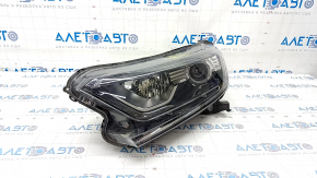 Headlight front left bare Honda CRV 17-22 halogen, broken fasteners, scratches