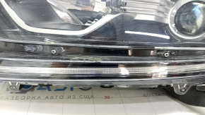 Headlight front left bare Honda CRV 17-22 halogen, broken fasteners, scratches