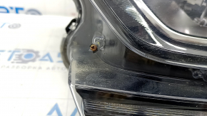 Headlight front left bare Honda CRV 17-22 halogen, broken fasteners, scratches