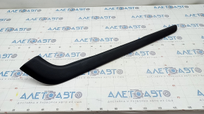 Left side center console trim Ford Edge 15- upper, black leather