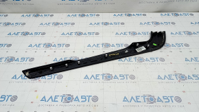 Left side center console trim Ford Edge 15- upper, black leather