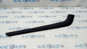 Center console trim side right Ford Edge 15- upper, black leather