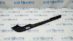 Center console trim side right Ford Edge 15- upper, black leather