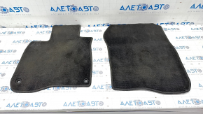 Set of floor mats for Honda CRV 17-22 cloth black, for cleaning